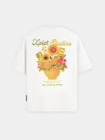 XPLCT Flowers T-Shirt Heren Gebroken Wit - Maat XL - Kleur: Gebroken Wit | Soccerfanshop - thumbnail