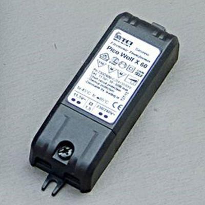 Authentage Transformer 12V - 60W zwart - TOETRAP60