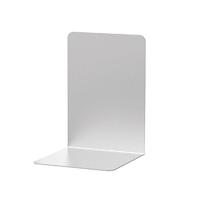 Boekensteun maul 12x12x17.5cm aluminium zilver - thumbnail