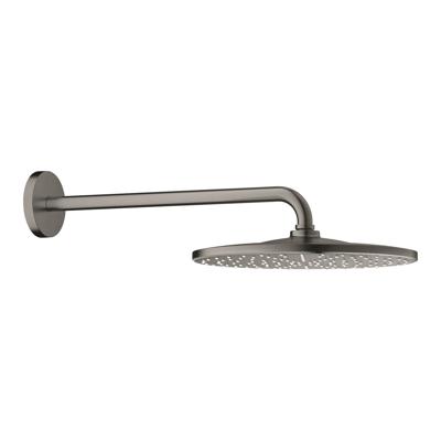 Hoofddoucheset GROHE Rainshower 310 Rond, Mono 9,5 L/M, Hard Graphite Geborsteld