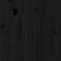 5-delige Barset massief grenenhout zwart - thumbnail