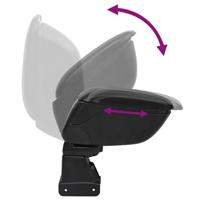 VidaXL Armsteun 13x31x(31-44) cm abs zwart - thumbnail