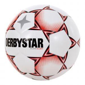 Derbystar Solaris Super Light Voetbal Maat 5 Wit Rood Zwart