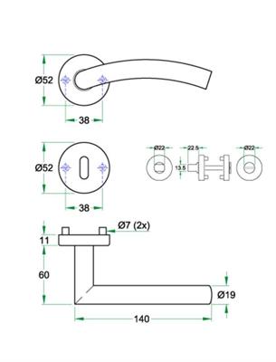 Krukgarn PIPO rvs mat SL