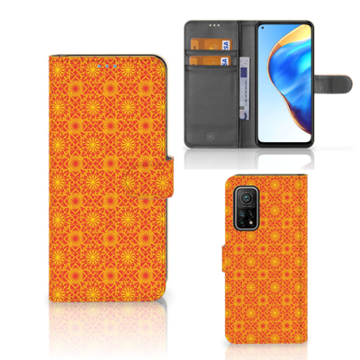 Xiaomi Mi 10T Pro | Mi 10T | Telefoon Hoesje | Batik Oranje