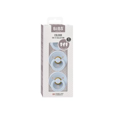 BIBS Try-it-3 pack Collection - Pale Blue