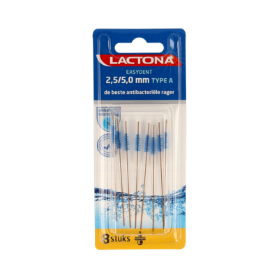 Lactona Easydent A 2.5-5mm zonder houdertje 8 Stuks