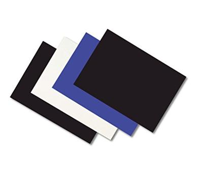 Bedekt Fellowes 100 Stuks Binding Zwart A4 PVC