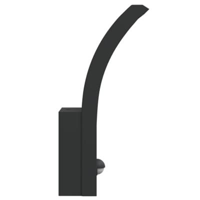 VidaXL Buitenwandlampen 2 st led met sensors gegoten aluminium zwart VidaXL Buitenwandlampen 2 st led met sensors gegoten aluminium zwart