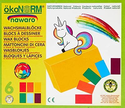 ÖkoNORM Wax blocks nawaro - unicorn - 6 stuks
