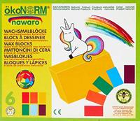 ÖkoNORM Wax blocks nawaro - unicorn - 6 stuks - thumbnail