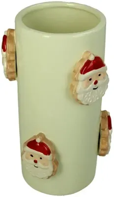 Kersten vaas dolomiet santa 13x22.5cm multi