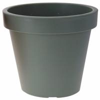 Basic Ronde balkonbak 28 cm lichtgrijs - thumbnail