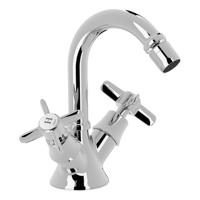 Bidetmengkraan Tres Clasic 2 Kruisgreep Chroom - thumbnail