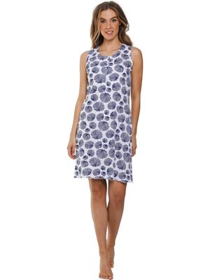 Duurzaam katoenen schelpen nachthemd