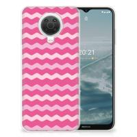 Nokia G20 | G10 | TPU bumper | Waves Pink - thumbnail