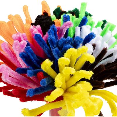 Creativ Company Chenille, l: 30 cm, dikte 15 mm, diverse kleuren, 200 div/ 1 doos Creativ Company Chenille, l: 30 cm, dikte 15 mm, diverse kleuren, 200 div/ 1 doos