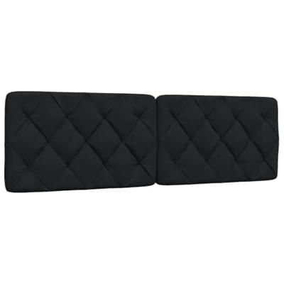 Bedframe zonder matras stof zwart 160x200 cm