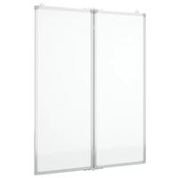 VidaXL Whiteboard magnetisch inklapbaar 80x100x1,7 cm aluminium - thumbnail