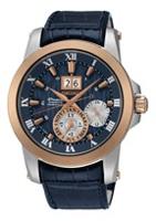 Horlogeband Seiko SNP126P1 / 7D56-0AB0 / L0C8013J0 Leder Blauw 21mm - thumbnail