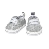 Heless Poppensneakers glitter zilver, 38-45 cm - thumbnail