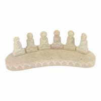 Zeepsteen Lijn van Boeddha's - thumbnail