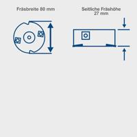 Scheppach Lakfrees LFR720 - freesdiepte van 0 - 0,3 mm | 720w - 5914901901 - thumbnail