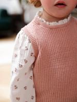2-in-1 trui baby roze (poederkleur) - thumbnail