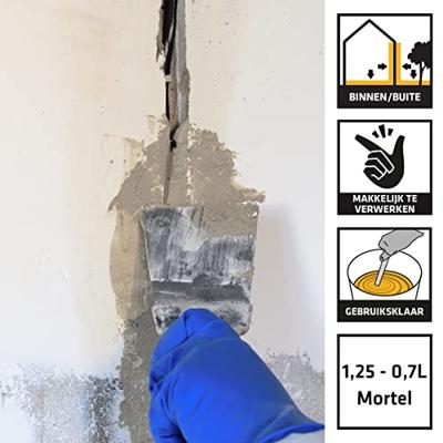 Sika Mix & Go Multifunctionele Reparatiemortel - 1,25kg Sika Mix & Go Multifunctionele Reparatiemortel - 1,25kg