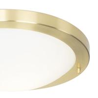 QAZQA Smart plafonnière goud 31 cm IP44 incl. Wifi A60 - Yuma - thumbnail