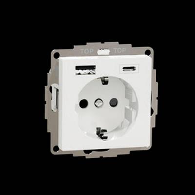 ELSO-STOPCONTACT M USB 16A/250V TYPE A+C JOY RW 1 stuk(s)