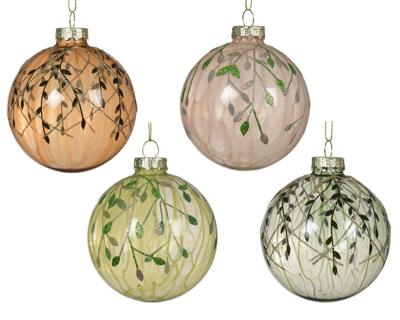 Kerstbal glas d8 cm a4 U Decoris - Decoris Kerstbal glas d8 cm a4 U Decoris - Decoris