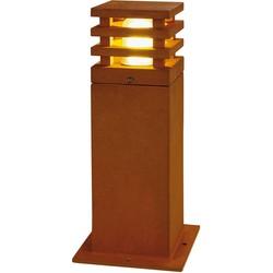 SLV Unieke roestige buitenlamp Rusty Square 40 vierkant 229420