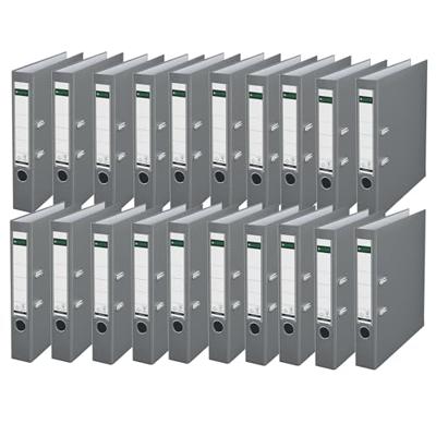 Ordner leitz 1015 180° 52mm pp a4 grijs | 20 stuks