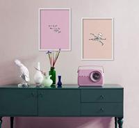 Kunstdruk Star Wars - Quote Yoda Cute 50x70cm - thumbnail