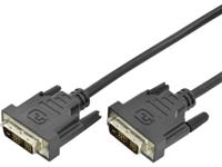 DIGITUS DVI aansluitkabel, 2,0 m, DVI (18+1), stekker naar stekker, DVI-D Single Link, zwart - thumbnail
