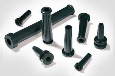 HellermannTyton HV2107-PVC-BK-T1 Knikbeschermingstule Klem-Ø (max.) 8 mm PVC Zwart 1 stuk(s)