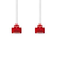 CAT6-kabel | RJ45 Male | RJ45 Male | U/UTP | 2.00 m | Snagless | Plat | PVC | Wit - thumbnail