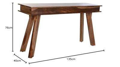 Wandtafel DKD Home Decor Sheesham Hout 135 x 40 x 76 cm