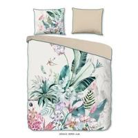 Descanso Dekbedovertrek "jungleprint" - Multi - (240x200/220 cm) - Biologisch Katoen satijn - thumbnail