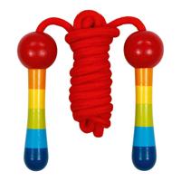 Goki houten springtouw regenboog, 200cm - thumbnail