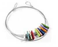 Trendform Foto draad Klip Kolor - inclusief 10 gekleurde clips - thumbnail