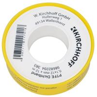 Kirchhoff PTFE schroefdraad afdichtingstape, 0,1 x 12 mm x 12 m, DVGW - 98682204 - thumbnail