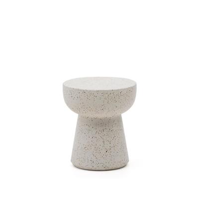 Kave Home Ronde Bijzettafel 'Pada' Terrazzo, 40cm, kleur Wit Kave Home Ronde Bijzettafel 'Pada' Terrazzo, 40cm, kleur Wit
