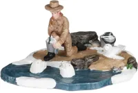 Feeding time seals l12xb8,5xh6cm Kerst Luville - Luville - thumbnail