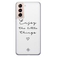 Samsung Galaxy S21 siliconen hoesje - Enjoy life - thumbnail