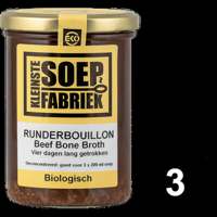 KleinsteSoepFabriek Runderbouillon Biologisch 400 ml bij Jumbo - thumbnail