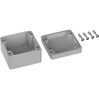 TRU COMPONENTS TC-9065444 Outdoorbehuizing 82 x 80 x 55 Polycarbonaat Grijs-wit (RAL 7035) 1 stuk(s)