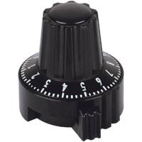 Mentor 4331.6032 4331.6032 Apparaatknop met precisie-schaalverdeling Met knopmarkering Zwart 1 stuk(s) - thumbnail