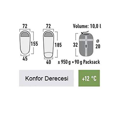 High Peak Tembo Vario Mummie slaapzak Polyester Blauw, Rood High Peak Tembo Vario Mummie slaapzak Polyester Blauw, Rood